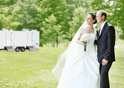 Bathroom Trailer Rental - Weddings